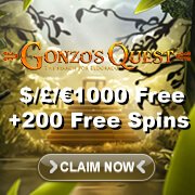 Gonzo's Quest Slots Sidebar Bonus